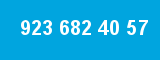 923 682 40 57 923 682 40 57